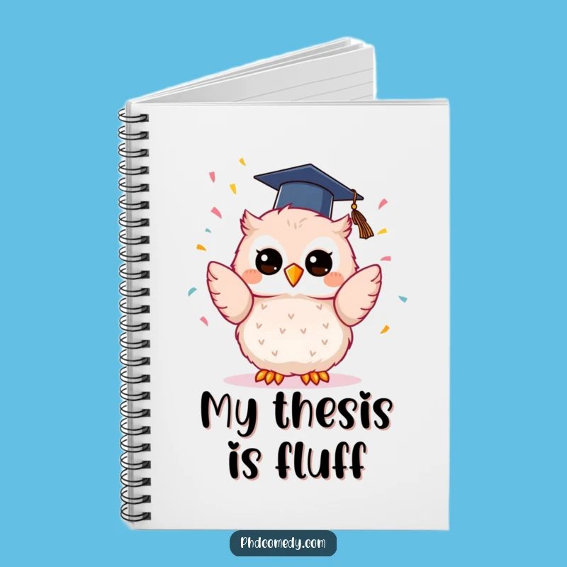 Funny Kawaii Owl Graduation Notebook: Confetti Ideas, Perfect Funny Gift Journal